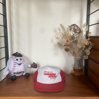 Vintage 90s USA Snap-on Tools & Equipment Slogan Promotion Graphic Trucker Cap