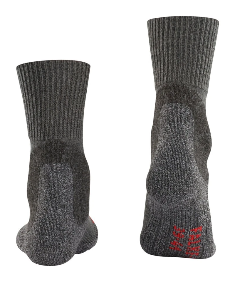 Falke TK1 Adventure Herren Wandersocken 1 Paar Trekkingsocken grau Merinowolle - Bild 4 von 4