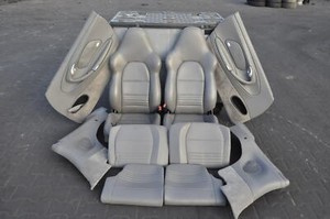 PORSCHE 911 996 Tür Panel Innenausstattung Sitz Rücksitz Sportsitze Leder