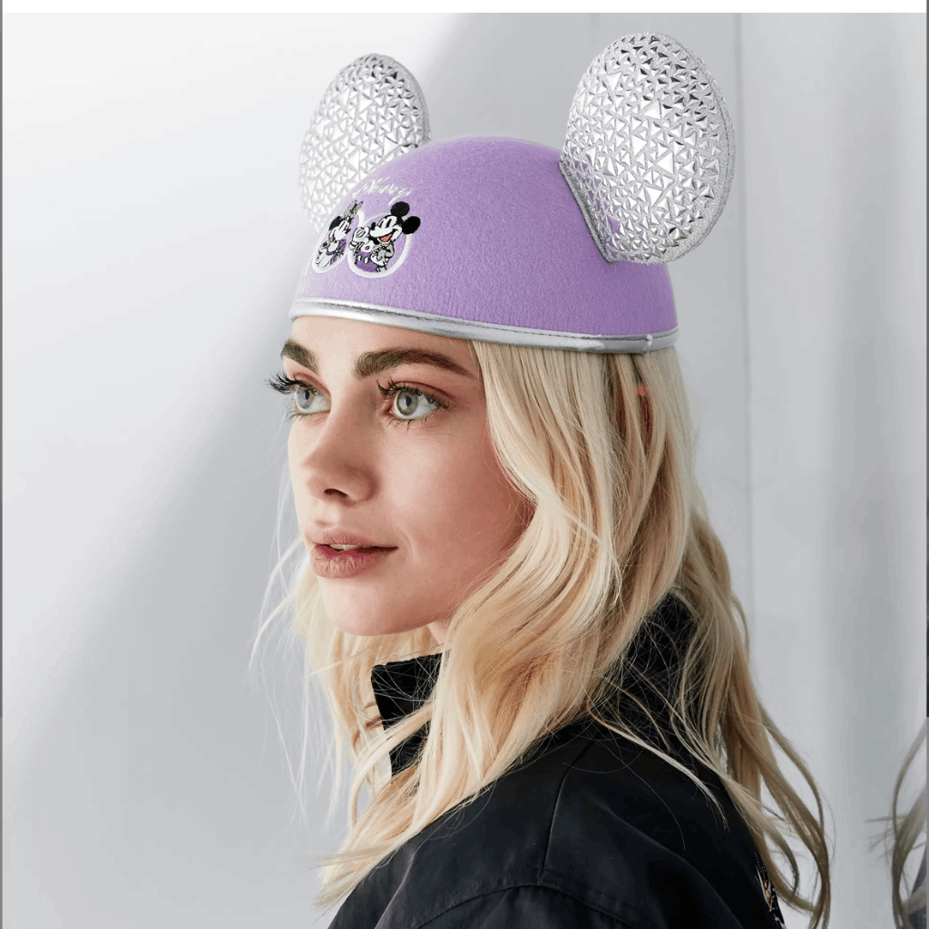 Mickey & Minnie Disney100 Celebration 3D Ears Hat Adults OS  display picture 3