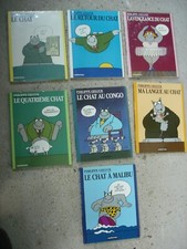 LE CHAT- Geluck- Tomes 1 à 7 (avec jaquettes)- EO- Lot de 7 BD