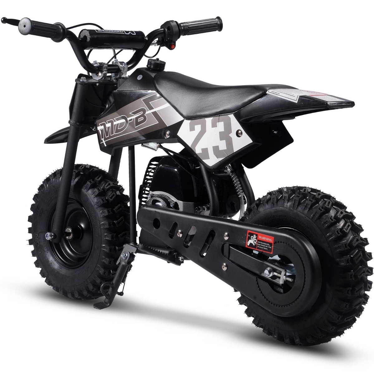 MotoTec Big Supermoto 50cc 2-Stroke Kids Dirt Bike Black | eBay
