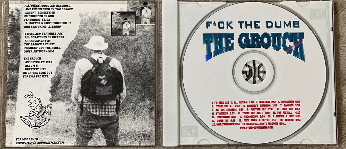 The Grouch “F*ck the Dumb” (CD 1999) Mystik Journeymen, Explicit