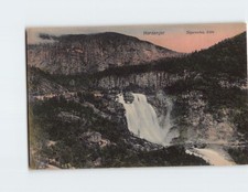 Postcard Skjervefos Eide Hardanger Norway