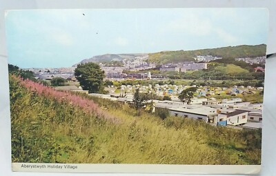 Aberystwyth Feriendorf Wales Vintage Postkarte 