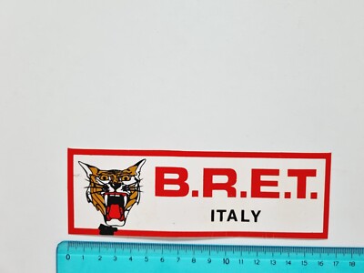 Aufkleber B.R.E.T. BRET Italien Vintage 80er Original