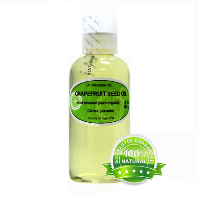 4 Oz Premium Pure Organic Cold Pressed Best Grapefruit Seed Oil Multi Purpose