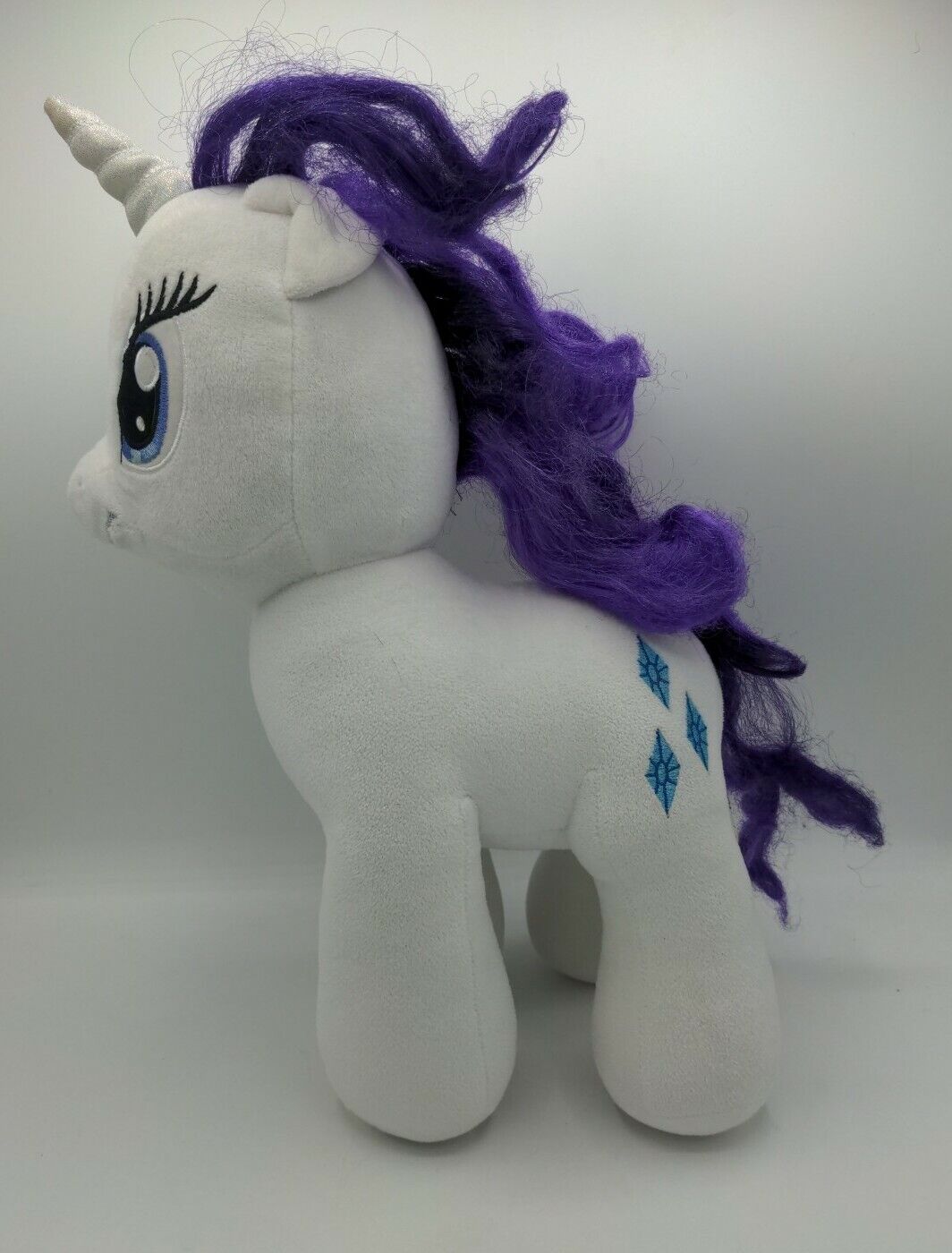 Build-A-Bear My Little Pony Rarity Plush Purple Hair White Unicorn BAB diamonds | eBay Build-A-Bear My Little Pony Rarity Plush Purple Hair White Unicorn BAB diamonds | eBay