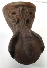 Antique Cast Iron Clawfoot Bath Tub Foot Ball & Eagle Claw Ball Vintage
