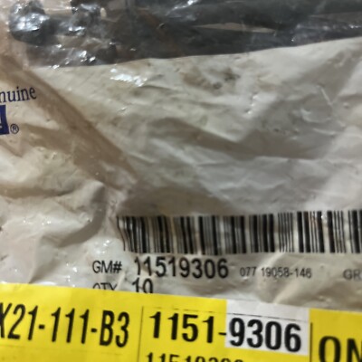 Genuine GM Engine Cylinder Head Bolt 11519306 (sold Individually) | eBay