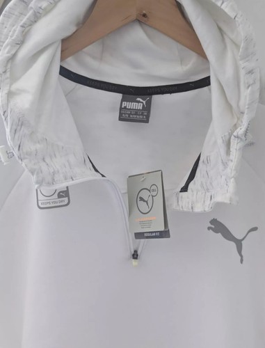 Sudadera con Capucha Puma Talla XL - Manga Corta - Sudadera con Capucha Blanca - Nueva Con Etiquetas - Imagen 7 de 9