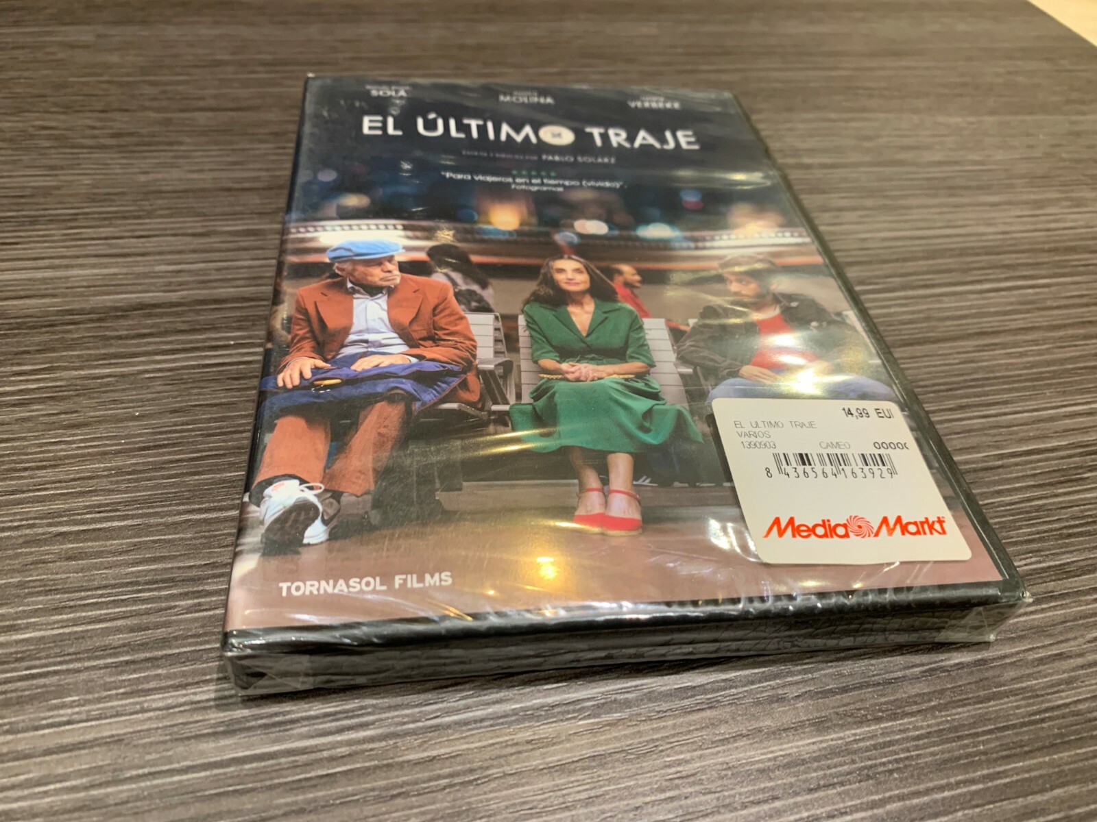 EL ULTIMO TRAJE DVD MIGUEL ANGEL SOLA ANGELA MOLINA N VERBEKE PRECINTADA NUEVA