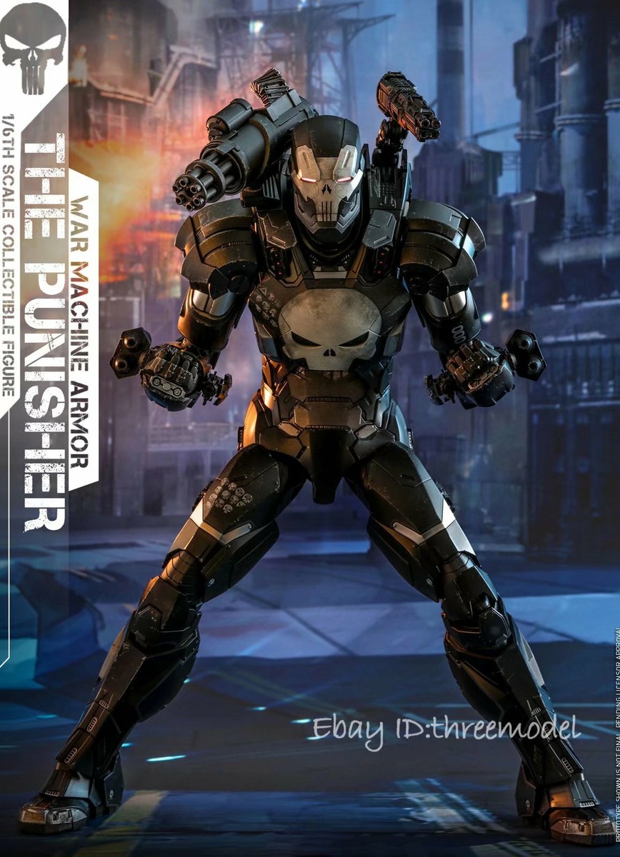 Hot Toys HT 1/6 VGM33D28 The Punisher War Machine Armor Action