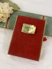 Vintage CONGRESS Playing Cards Double Deck in Box Cel-U-Tone Finish USA