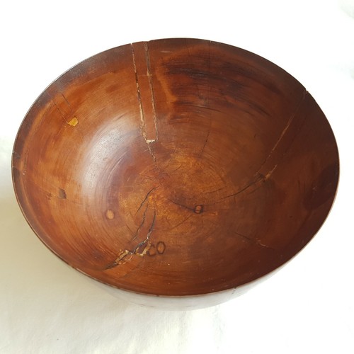 Natural salvaged Pear Tree wood bowl dish artist handcraft laquered 15cm 2013 - Picture 2 of 12