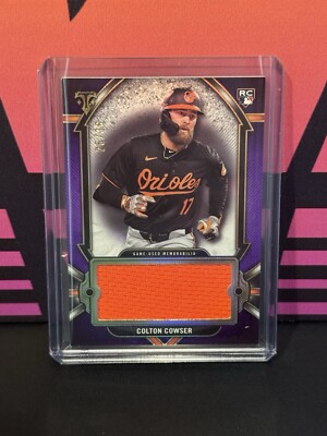 2024 Topps Triple Threads Colton Cowser Rookie Single Jumbo Patch /36 Orioles