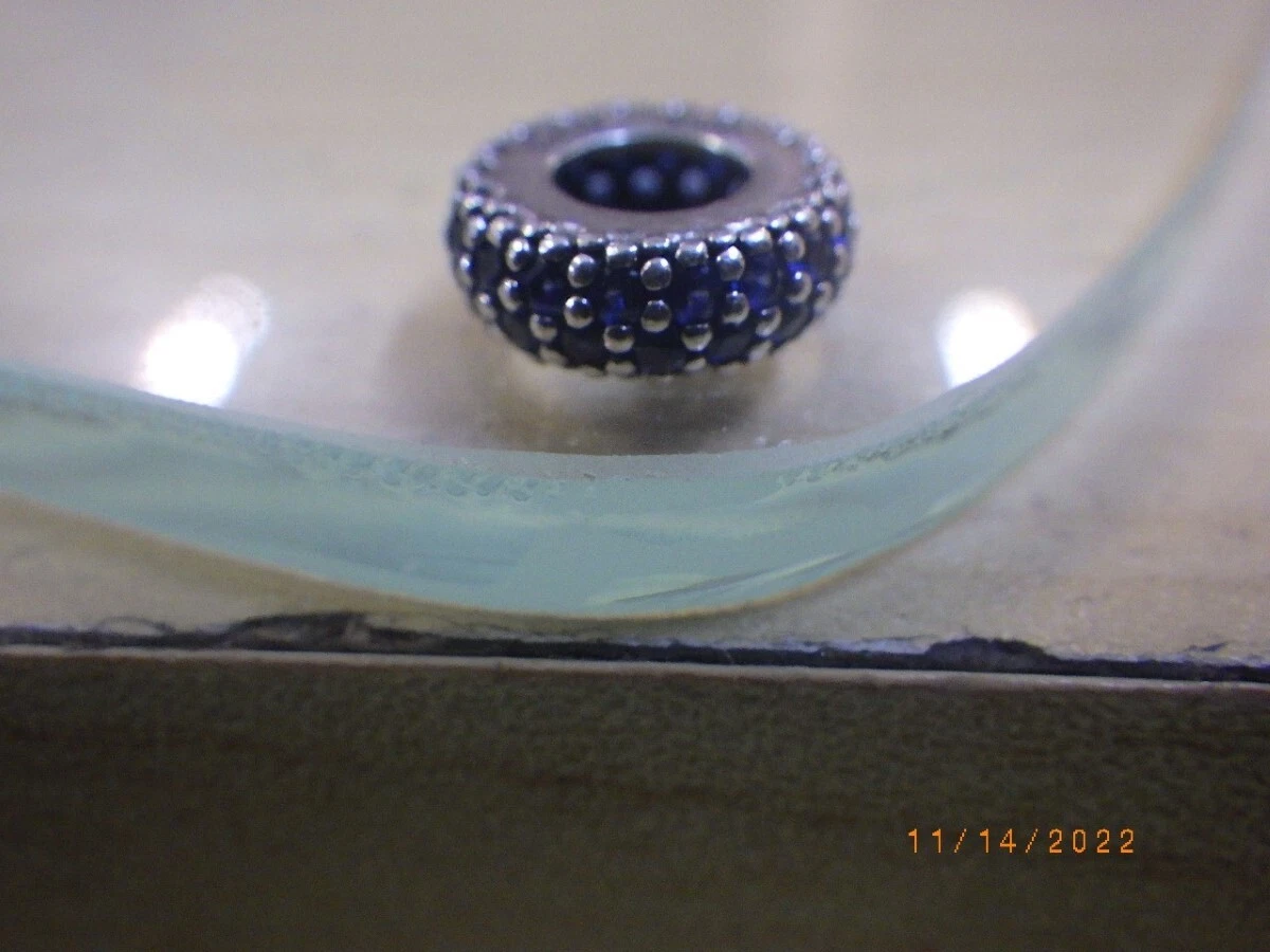 PANDORA S925 BLUE SPARKLE SPACER CHARM 791359NCB TDY017421 eBay