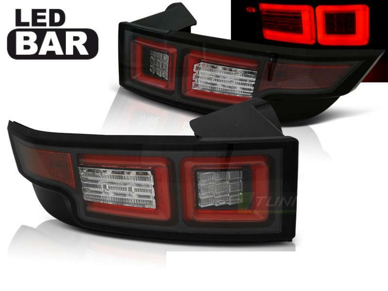 Feux arriere Range Rover Evoque FULL LED noir avec clignotant net