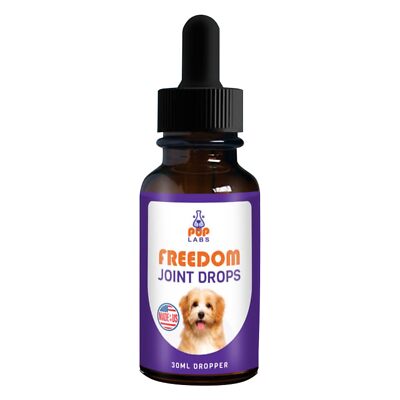 Dog Joint Support Supplement with Human-Grade Ingredients - 30 ml Dropper -SALE