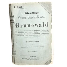Kiesslings Large Special Card Grunewald 1:25000