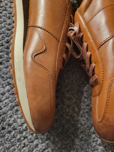 Polo Ralph Lauren Mens Leather Sneaker Train 85 Size 7 - Picture 10 of 12
