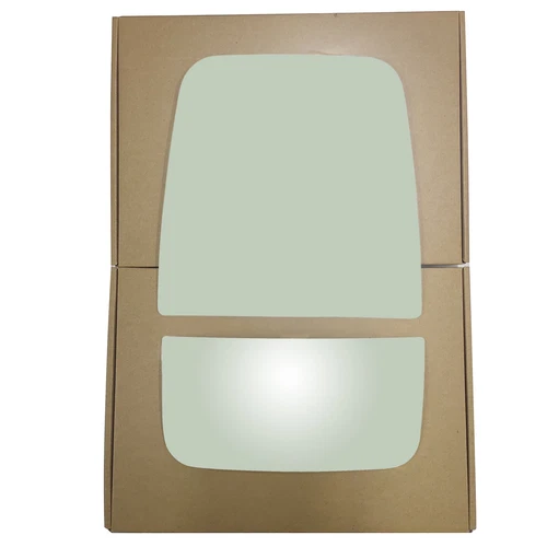 Upper+Lower Towing Mirror Glass For Chevy Express 1500 2500 3500 Driver Side LH