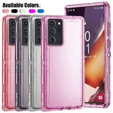 For Samsung Galaxy Note20 Ultra Luxury Rugged Transparent Case Clear Phone Cover