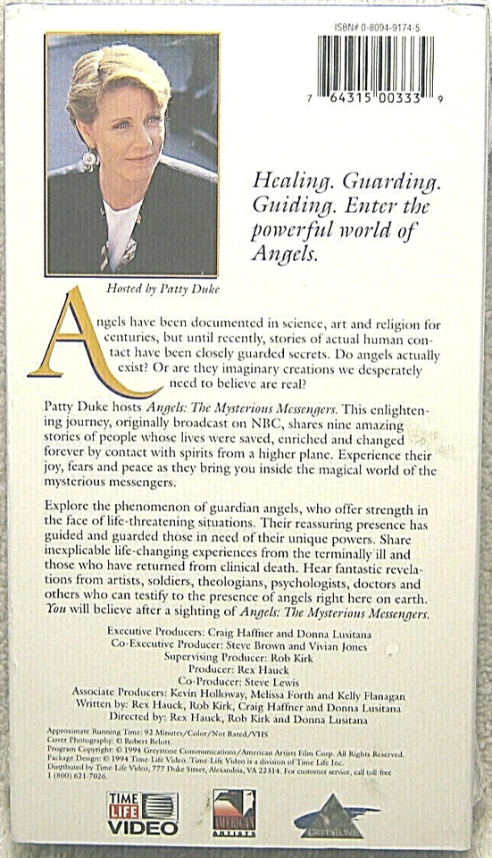 TIME LIFE PRESENTS ANGELS - THE MYSTERIOUS MESSENGER - VHS 1994 - NEW SEALED - Image 2 of 4