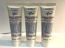 3x Kiehl's Ultimate Strength Hand Salve Moisturizer 1oz / 30ml Each
