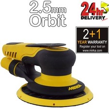 Mirka PROS 625CV 150mm Central Vacuum 2.5mm Air Powered Random Orbital Sander