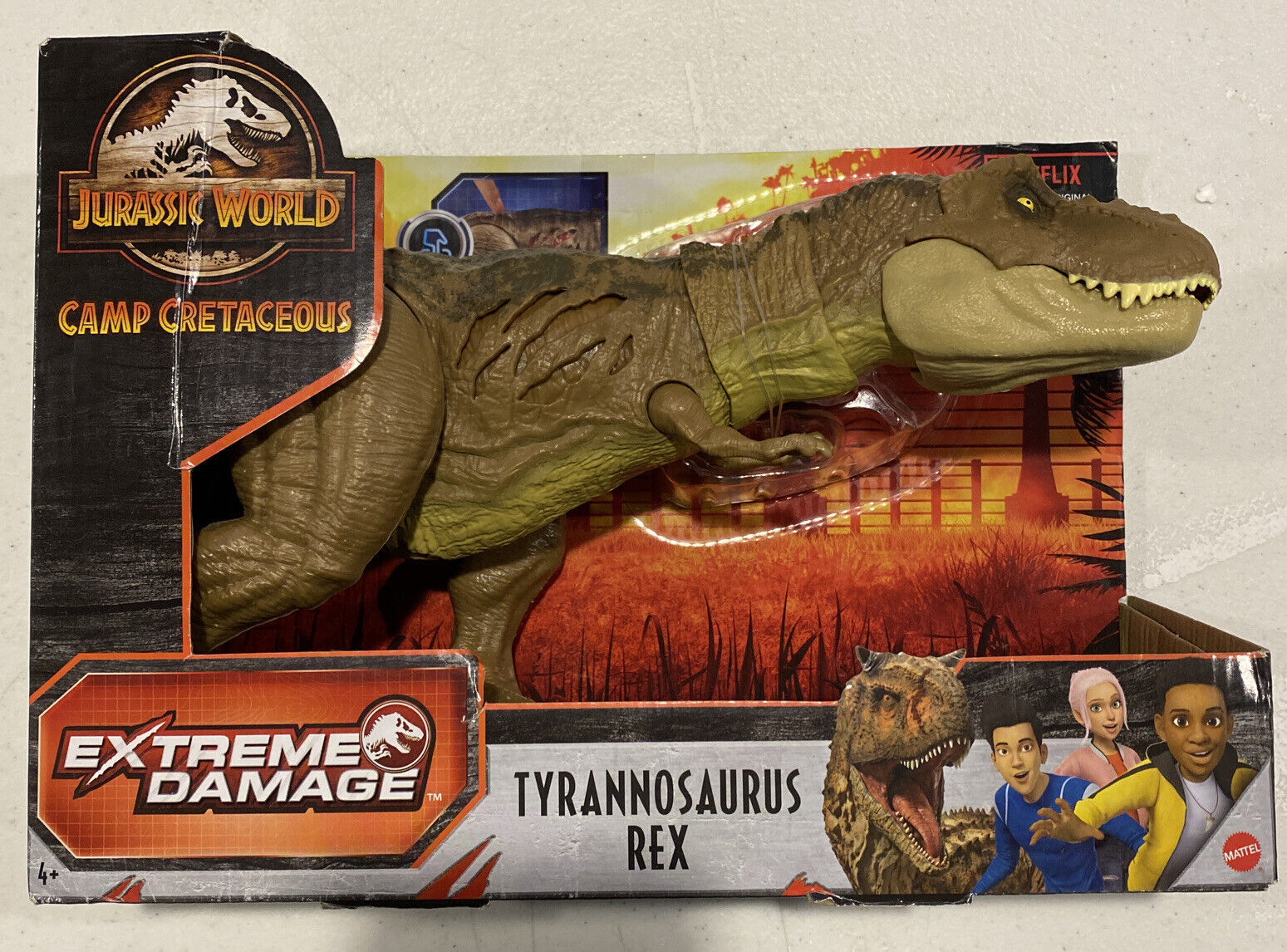 Dinossauro T-Rex Jurassic World Dominion Dano Extremo Mattel HGC19 - Mattel  - Brinquedos e Games FL Shop