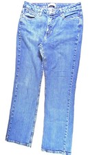 womens riders brand blue jeans size 10 m w 30 x L 30 stretch high rise   ZK11