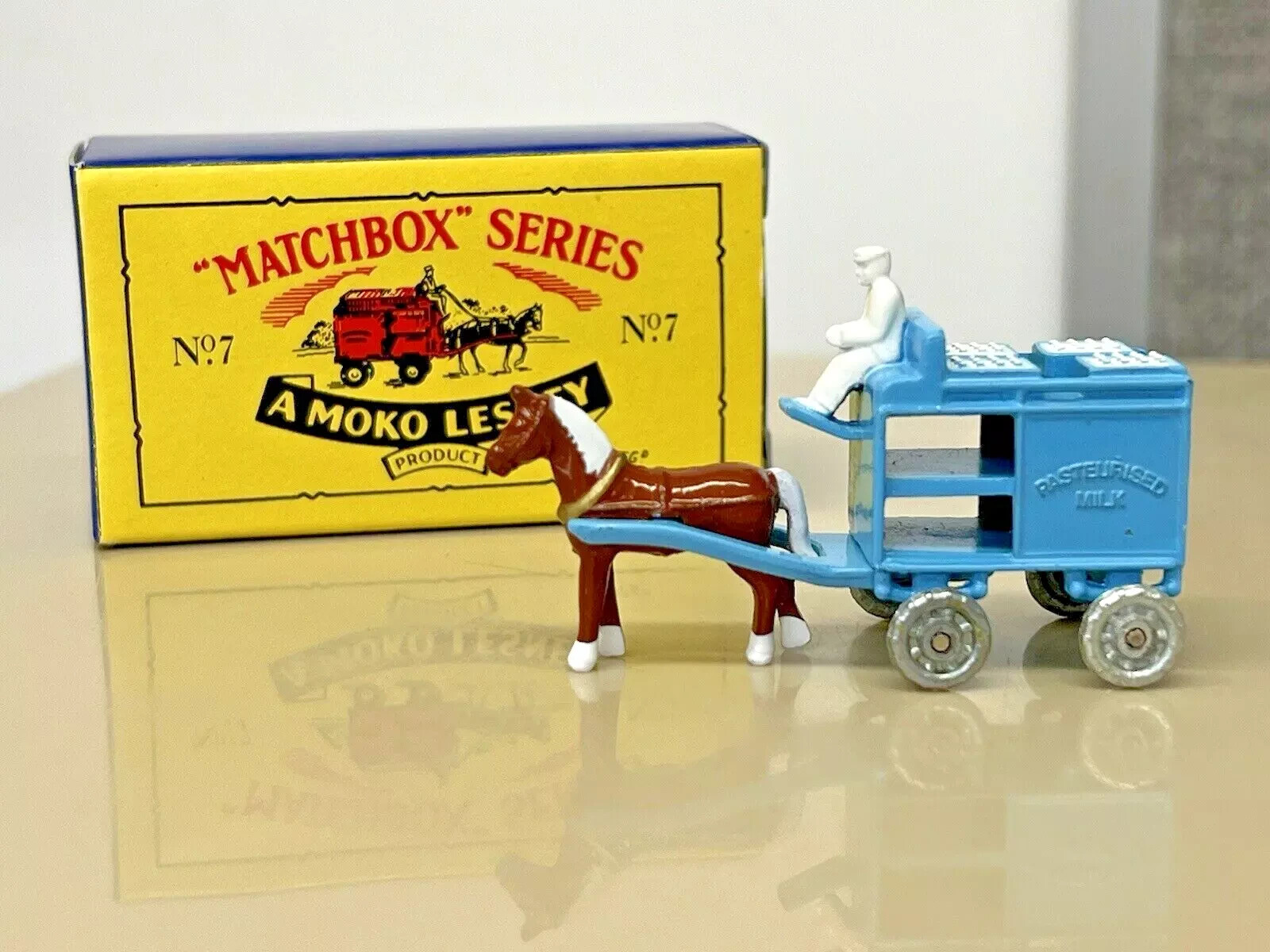 Matchbox 7a, Horse Drawn Milk Float - Free Price Guide & Review