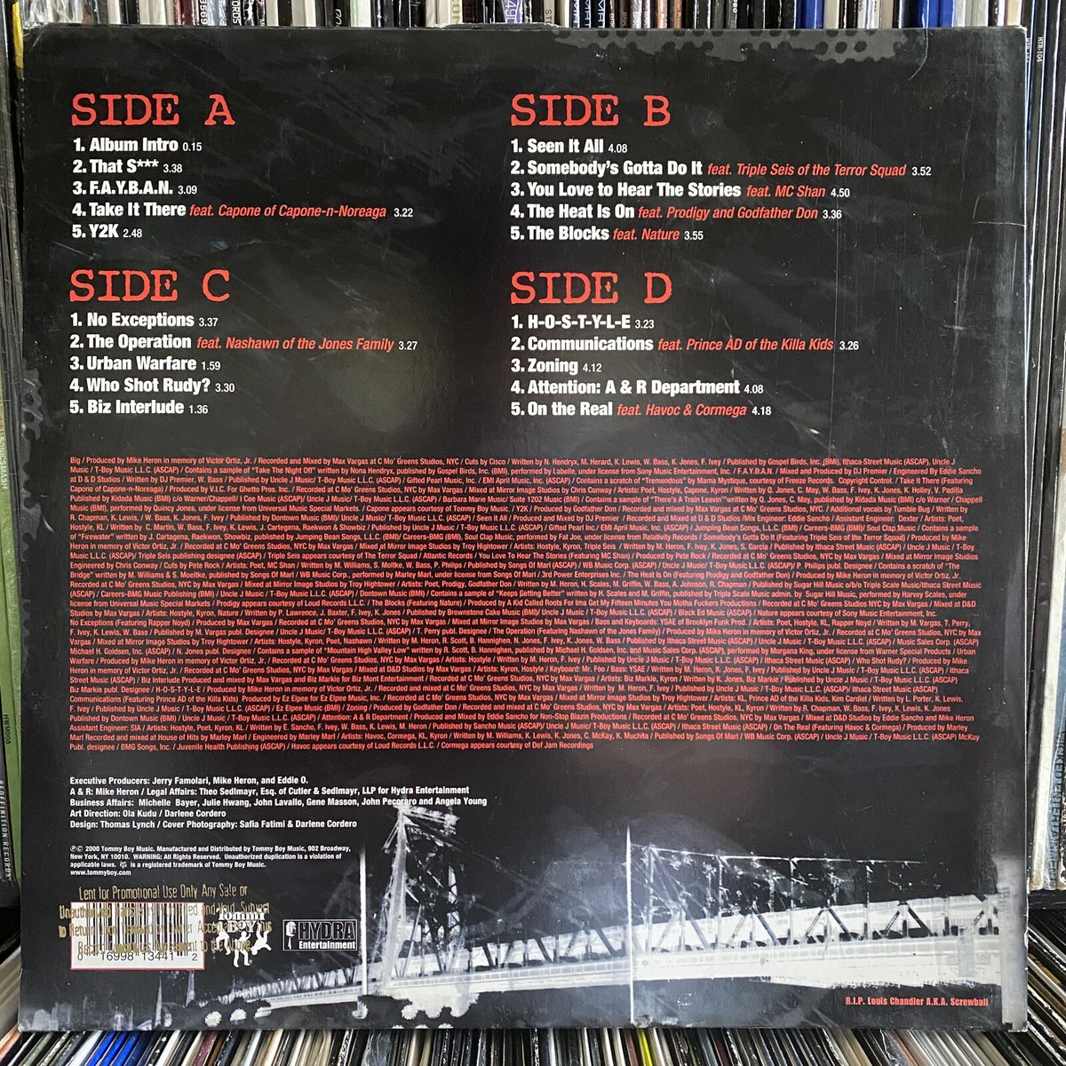 【4CD】BLAQ POET (SCREWBALL)セット DJ Premier Blaq Poet Screwball Set CD DJ Premier York Hip-Hop 4 Tracks