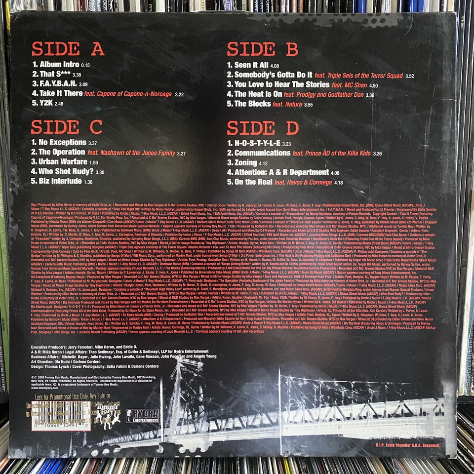 SCREWBALL Y2K THE ALBUM (VINYL 2LP) 2000!!! RARE!!! BLAQ POET