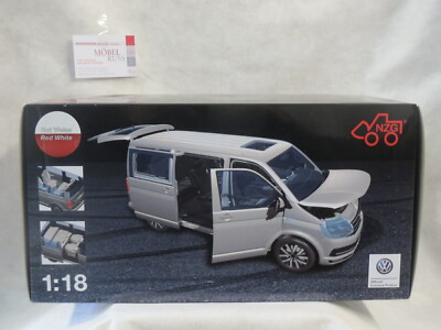 VW Multivan Generation Six 1:18 NZG Bulli T6 rot weiss T 6 Volkswagen 5