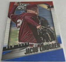 2014 Prizm Draft Baseball Jacob Lindgren New York Yankees Red White Blue Prizm
