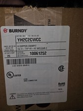 BURNDY YH2C2CWCC H-TAP & COVER, COPPER, LOT of 45