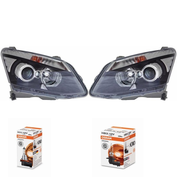 Halogen Scheinwerfer Set H11/HB3 FüR Isuzu D-Max II Inklusive Lampen-image