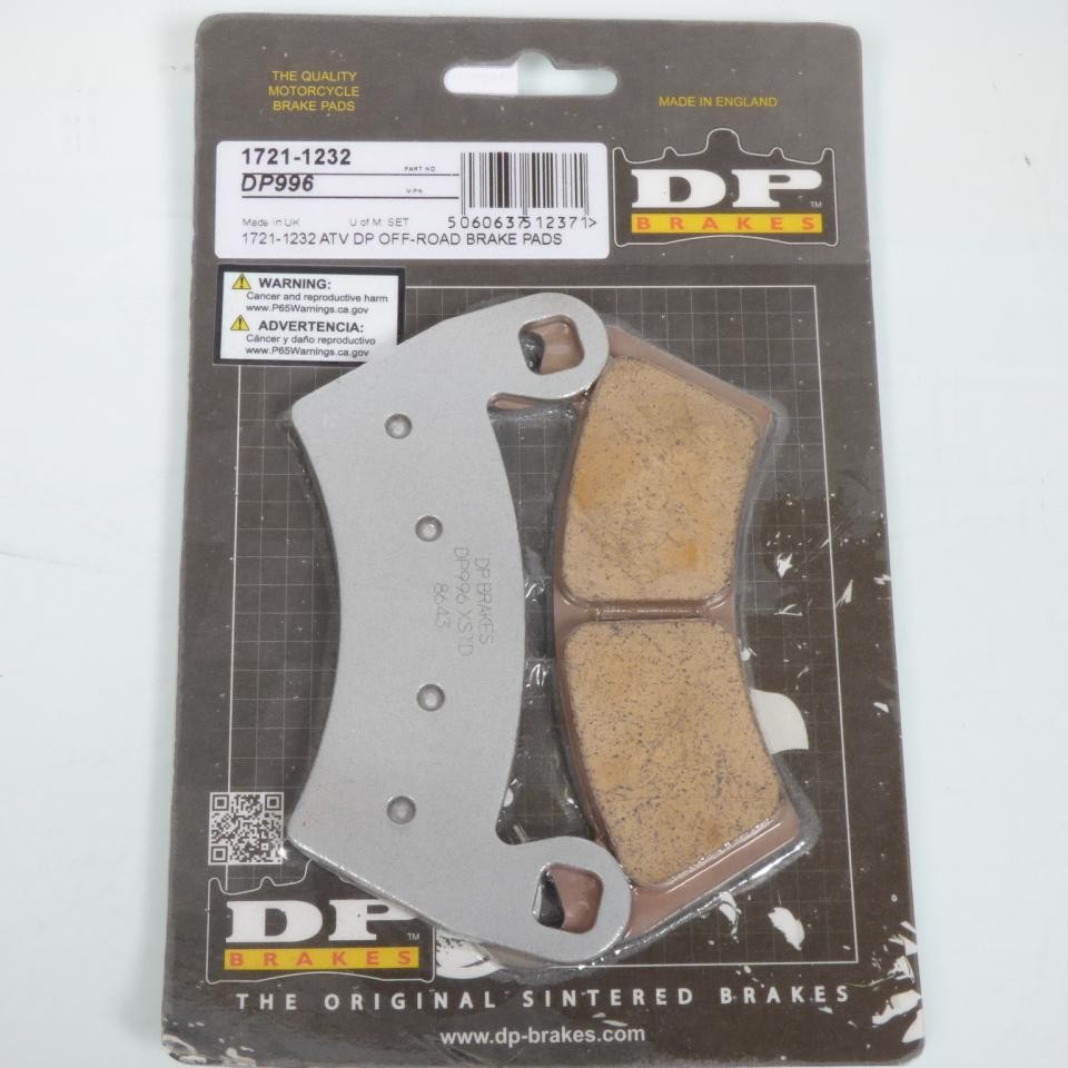 Plaquette de frein DP Brakes avant gauche pour Polaris 800 Ranger 2014