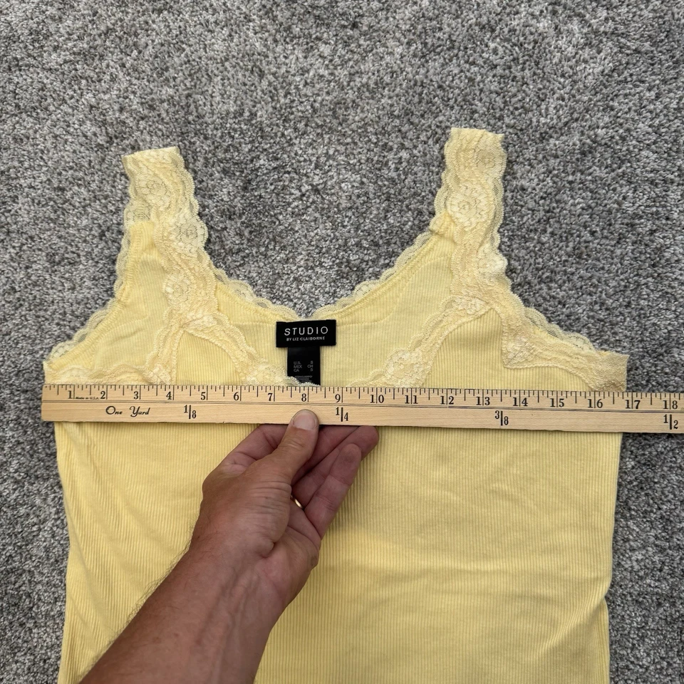 Camiseta sin mangas Y2K Cami S encaje suave niña coqueta capas verano Fairycore femenina Foto 3 de 4