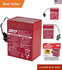 6V Red Replacement Battery for Ride-On Toys - Reliable, Rechargeable Power