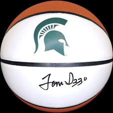 TOM IZZO SIGNED AUTOGRAPHED MICHIGAN STATE SPARTANS BASKETBALL FINAL FOUR JSA