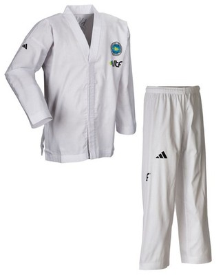 adidas ITF Student Dobok TKD Anzug, bestickt, Baumwollmix