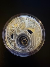 2012 Niue $2 Wedding Coin – Sterling Silver Proof with Gold Rings