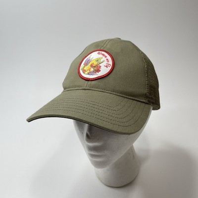 Simms Fishing Gear Women Are Fly Hat Adjustable Patch Logo Green Cap