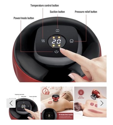 Elektrisches Schröpftherapie Massagegerät Professionelles Smart Schröpfgerät,