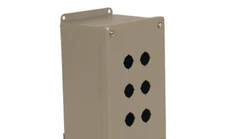 PBGX3 Wiegmann Enclosures, PBGX Series N12 22.5 MM 3 Pushbutton Enclosure