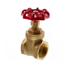Brass Gate Valve BSP Female Full Bore 1/2” (15mm)Plumbing Heating Water System