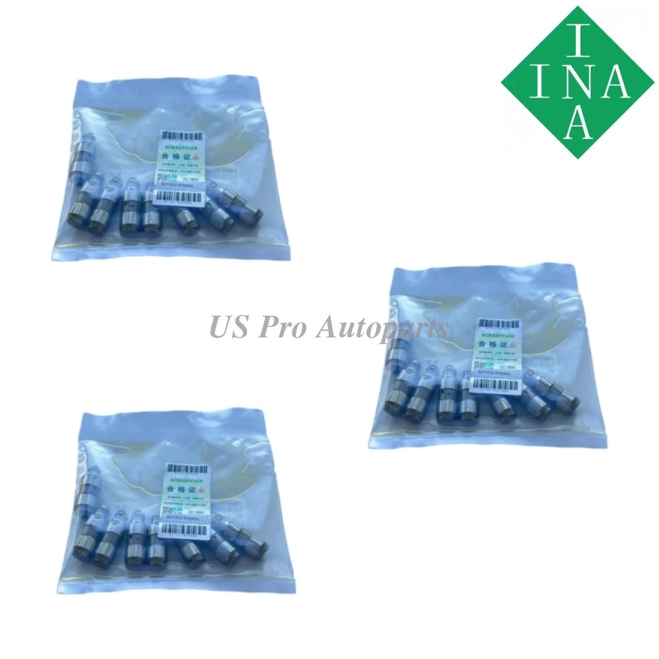 For BMW 330i 2005-2008 3.0 11337548690 24 pcs INA Hydraulic Lifters Valve Tappet - Image 2 of 4